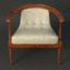 3d model century blanket chair
