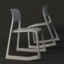 3d model of tip ton chair