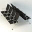 3d model airports transportation chair