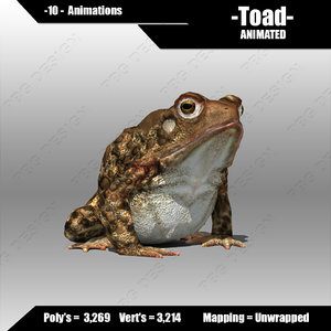 obj toad animations