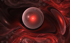 Red blood cells flowing through vein