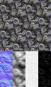 Tires Seamless Pattern
