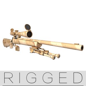 3d rigged m24