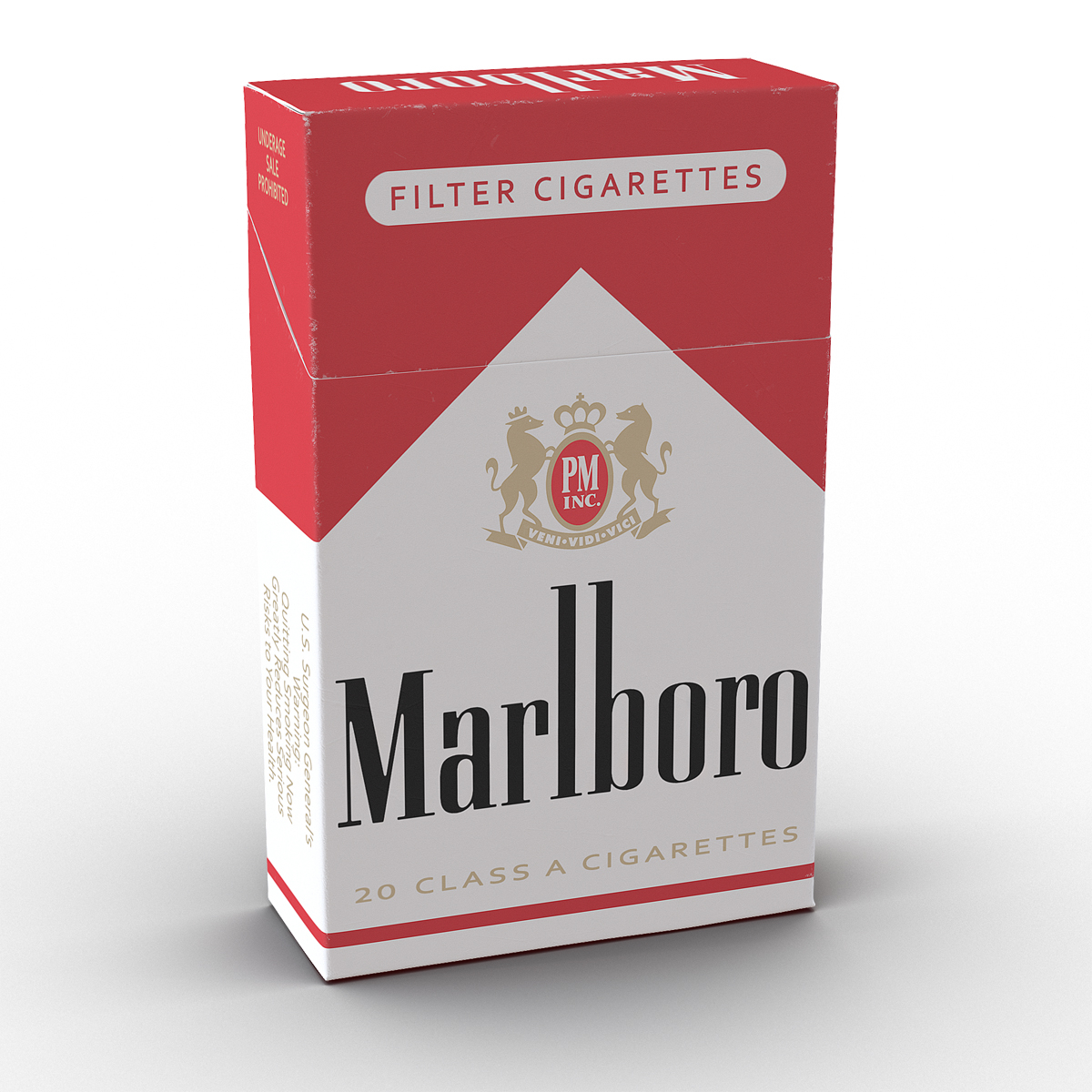 3ds closed cigarettes pack marlboro