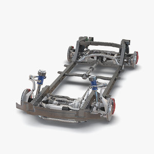 suv chassis frame 2 3ds