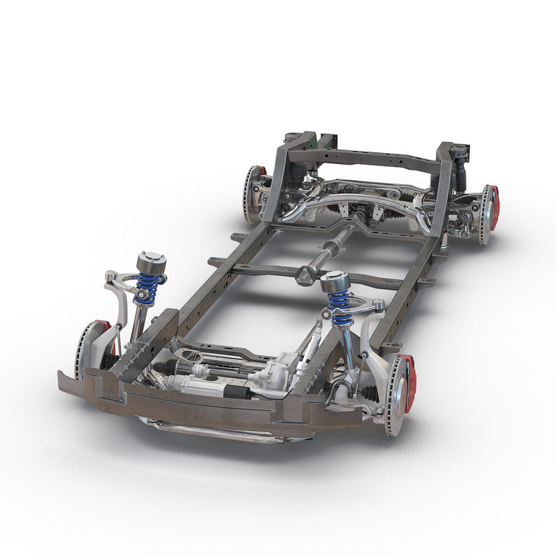 suv chassis frame 2 3ds