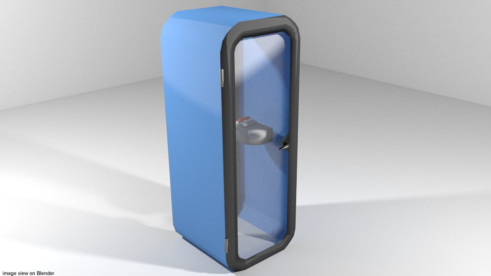 Phone Booth Blender Models for Download TurboSquid