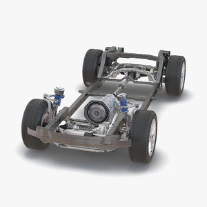 suv chassis frame 3 3ds