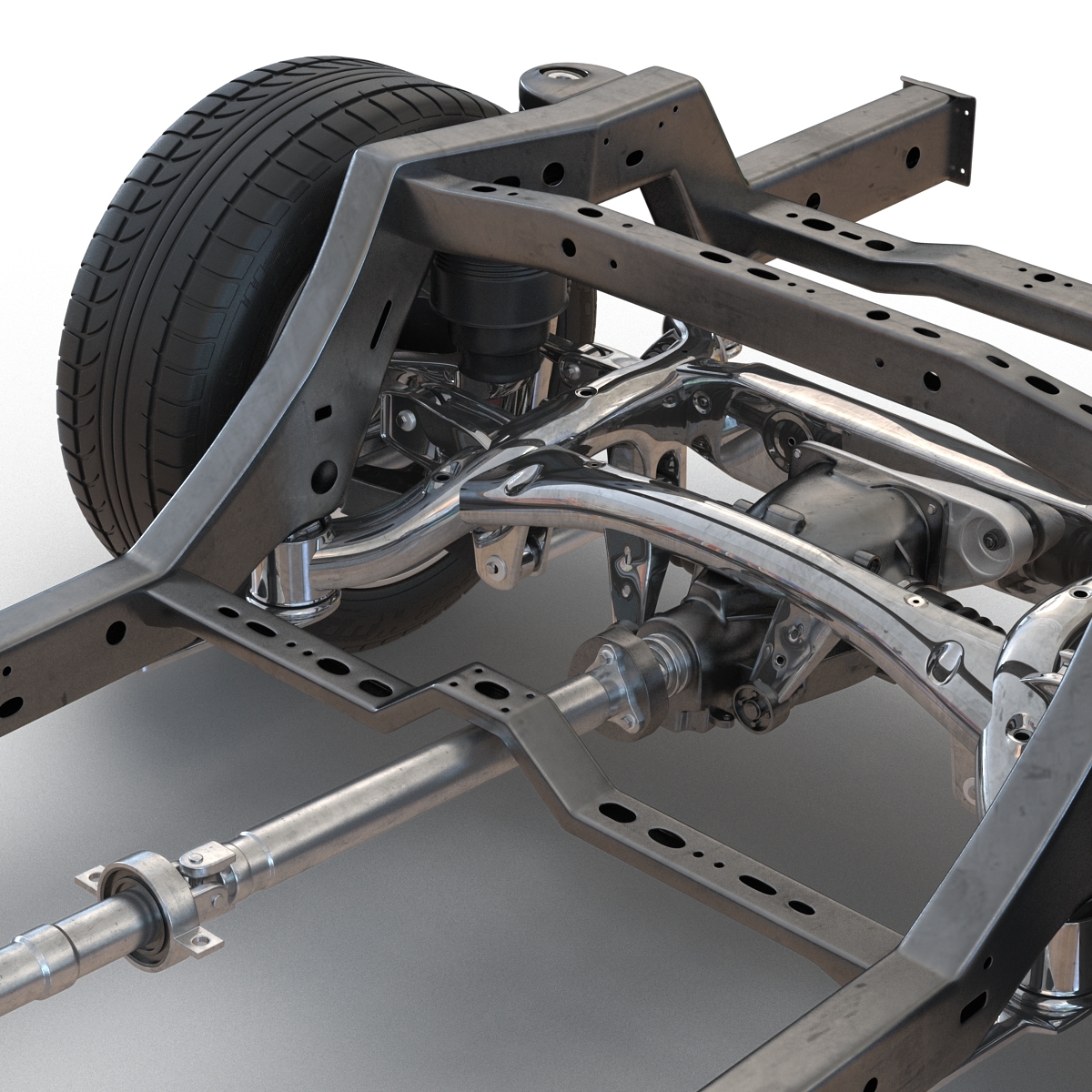 suv chassis frame 3 3ds