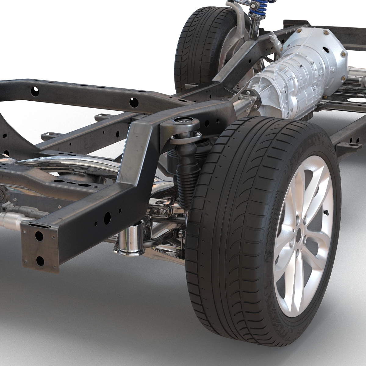 suv chassis frame 3 3ds