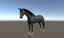 horse rigged animations obj