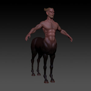 centaur 3d model