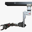 industrial robotic arm mounted 3d model