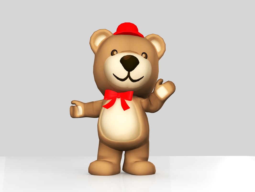 3d teddy bear