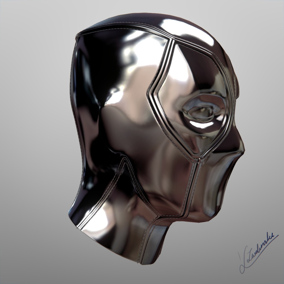 deadpool head fbx