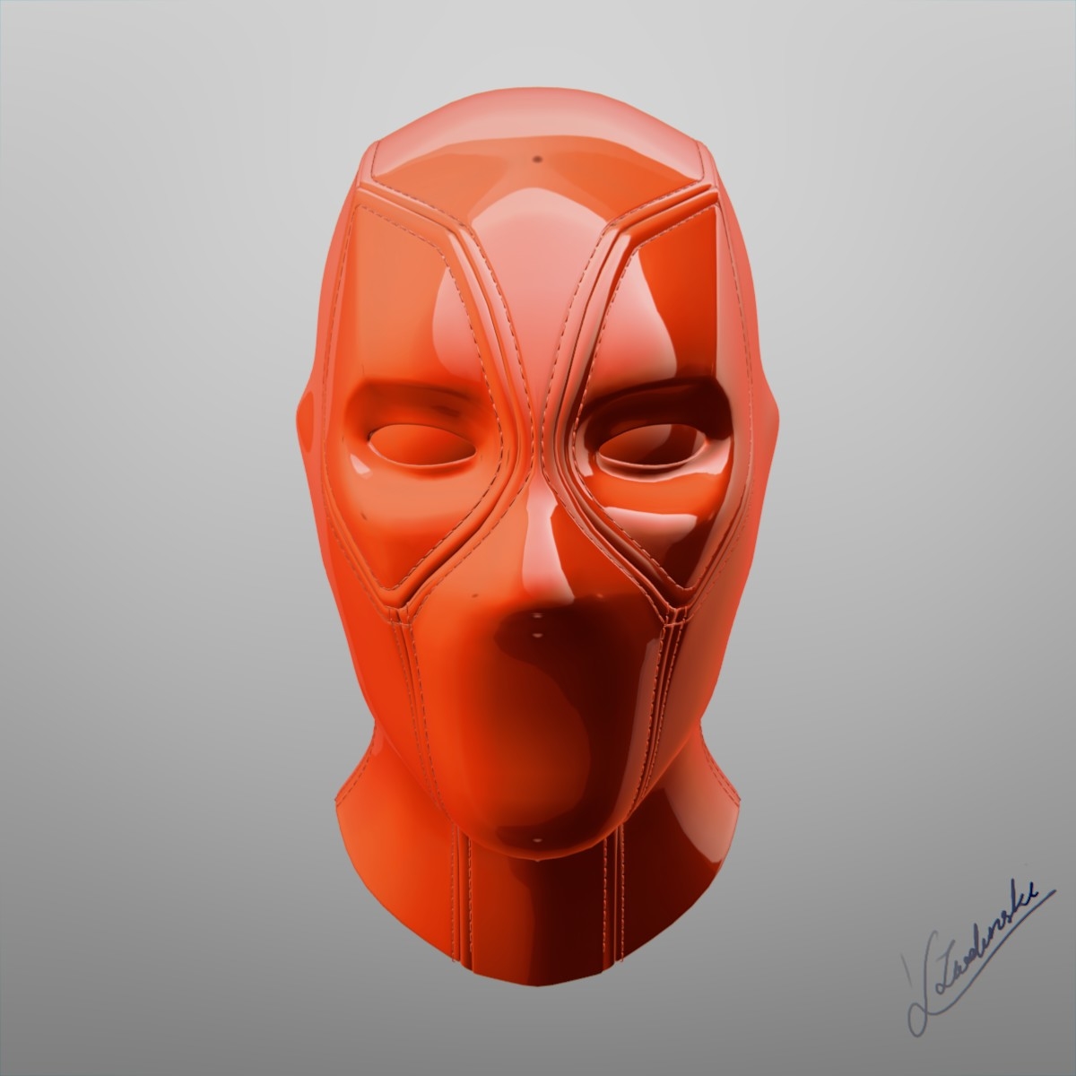deadpool head fbx