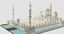 3d sheikh zayed mosque model