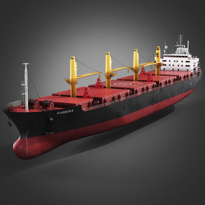 bulk carrier ship 3ds