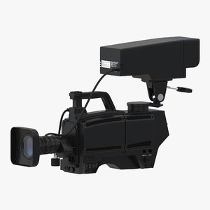tv studio camera generic 3d max