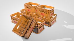 beer crate 3d model
