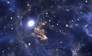 Space background with nebula and stars