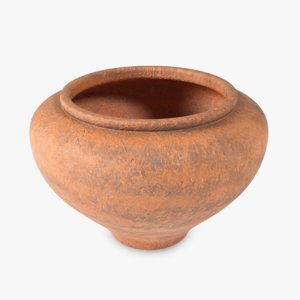 clay pot 3d max
