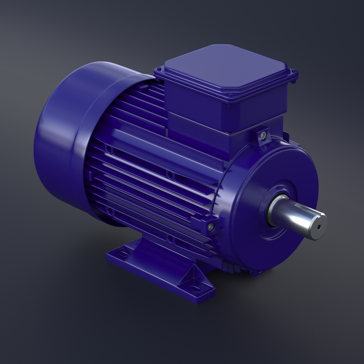 3d model electric motor