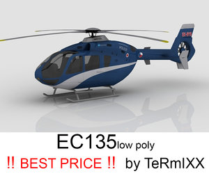 3d heli ec-135 police