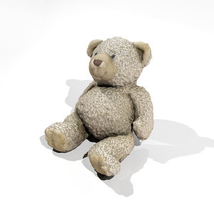 teddy bear 3d max