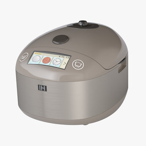 photoreal rice cooker 3ds