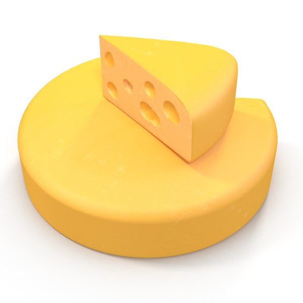 3d cheese cartoon