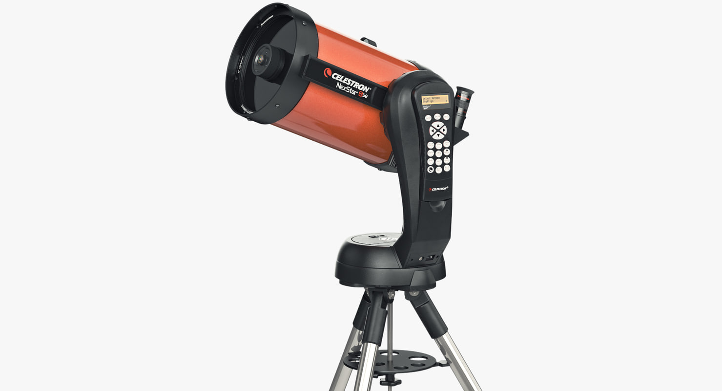 3d model telescope celestron nexstar 8