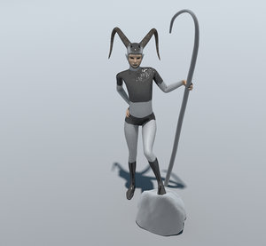 free mythical creature 3d model