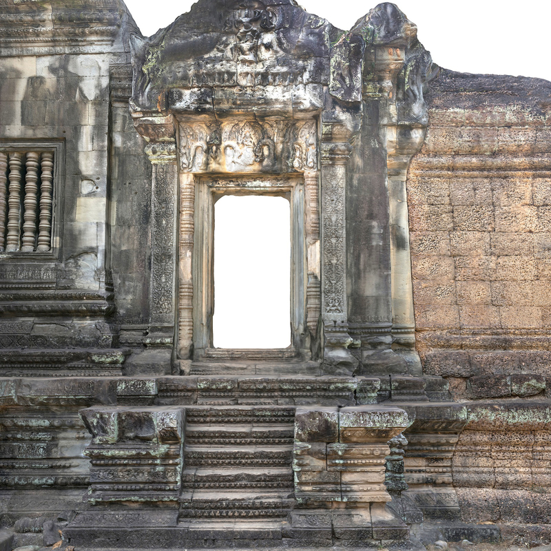 3d model gate temple 16k