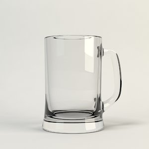 3d beer glass model