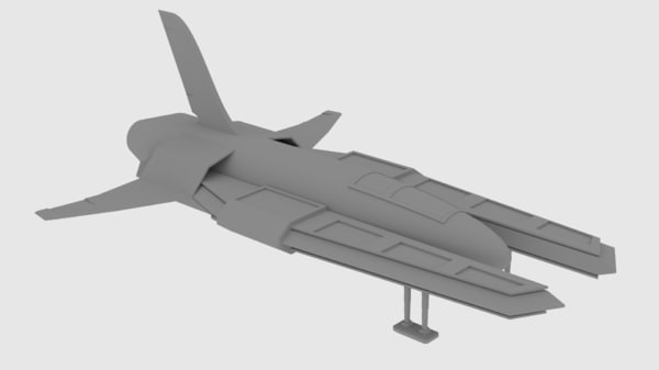 modelo 3d Nave espacial pequeña - TurboSquid 1027674