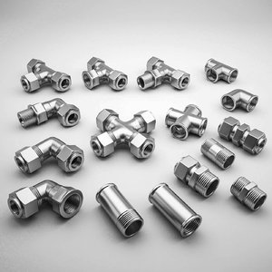 stainless steel pipe fittings 3d max
