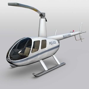 3d helicopter rotary model