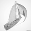 princess ii sailboat sails 3d max