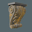 3d model classical decoration ornamental