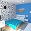 3d model small bedroom scene 4
