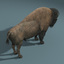 max american bison fur rigged