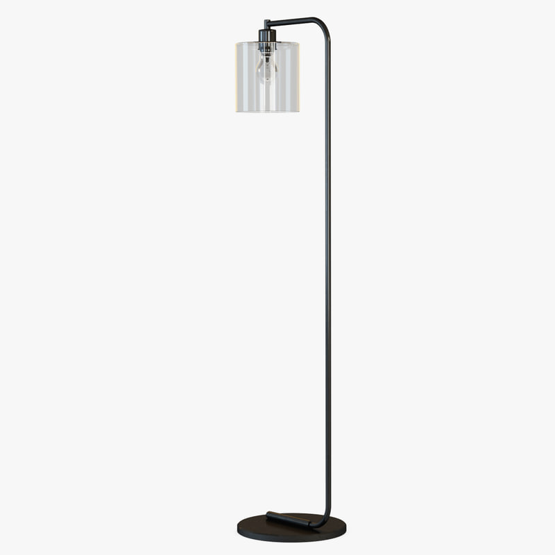 Lamp Photo Realistic 3d Model Lens Floor Lamp
