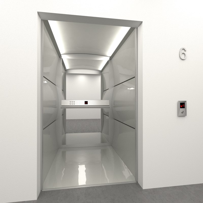 3d model elevator otis