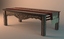3d model of table wood arabesque