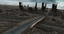 ruined city post apocaliptic 3d model