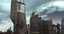 ruined city post apocaliptic 3d model
