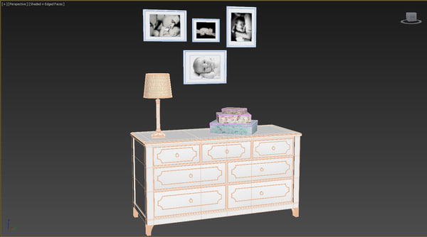 Pottery Barn Ava Regency 3d Model