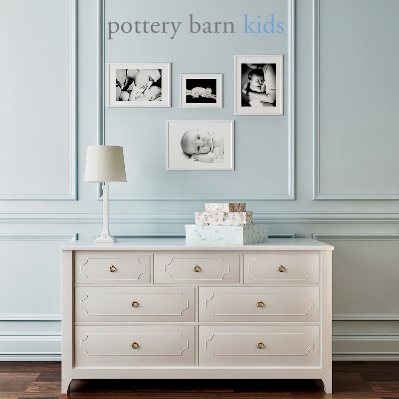 Pottery Barn Ava Regency 3d Model