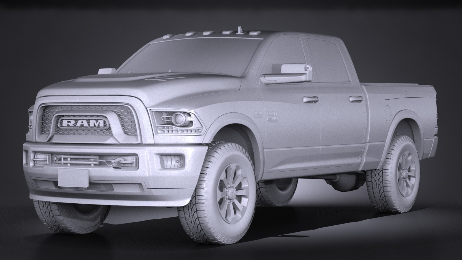 Dodge ram 3d model